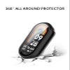 (2 Pack) Case for Xiaomi Smart Band 9 Global Version (2024) 1.62" Amoled Display, Hard PC Screen Protector,9H Tempered Glass Ultra-Thin Full-Coverage Shockproof Bumper,Transparent&Black. view 4