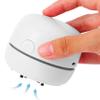 GSHLGAO Desktop Vacuum Cleaner USB Charging with Vacuum Nozzle Cleaning Brush, cuteofficedeskaccessories Detachable Design & Portable Mini Table Dust Vaccum Cleaner Crumbs, view 1