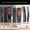 2Pack Remote Case Cover for Samsung Smart TV Remote | BN59 Series Straight Controller Universal Silicone Battery Cover Sleeve Glow in The Dark Green Blue view 2
