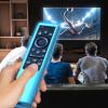 2Pack Remote Case Cover for Samsung Smart TV Remote | BN59 Series Straight Controller Universal Silicone Battery Cover Sleeve Glow in The Dark Green Blue view 3