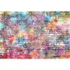 10x6.5ft Colorful Brick Wall Backdrop Colorful Graffiti Brick Photography Background Hip Hop Discos Brick Wall Boys Girls Men and Women Birthday Party Adults Kids Portraits Photoshoot Props view 1