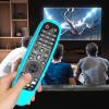 2Pack Case Cover for LG Remote MR20GA MR19BA MR18BA MR650A MR600, Silicone Skin Sleeve for LG Smart TV Magic Remote Control Glow in The Dark Green Blue view 3