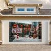 10x8 feet Christmas Photography Background North Pole Candy Cane Town Fairy Tale Backdrop Xmas Gift Shop Children Baby Winter Portrait Background view 3