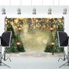 12x10ft Merry Christmas Backdrops for Photography Xmas Trees Streetlamp Bokeh Snowfield New Year Party Winter Backgrounds Photobooth Props Baby Shower Kids Portrait Photo Studio Decor view 4