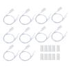 Magnetic Reed Switch Recessed Wired Door Window Alarm, Magnetic Door Switch, 10PCS view 1