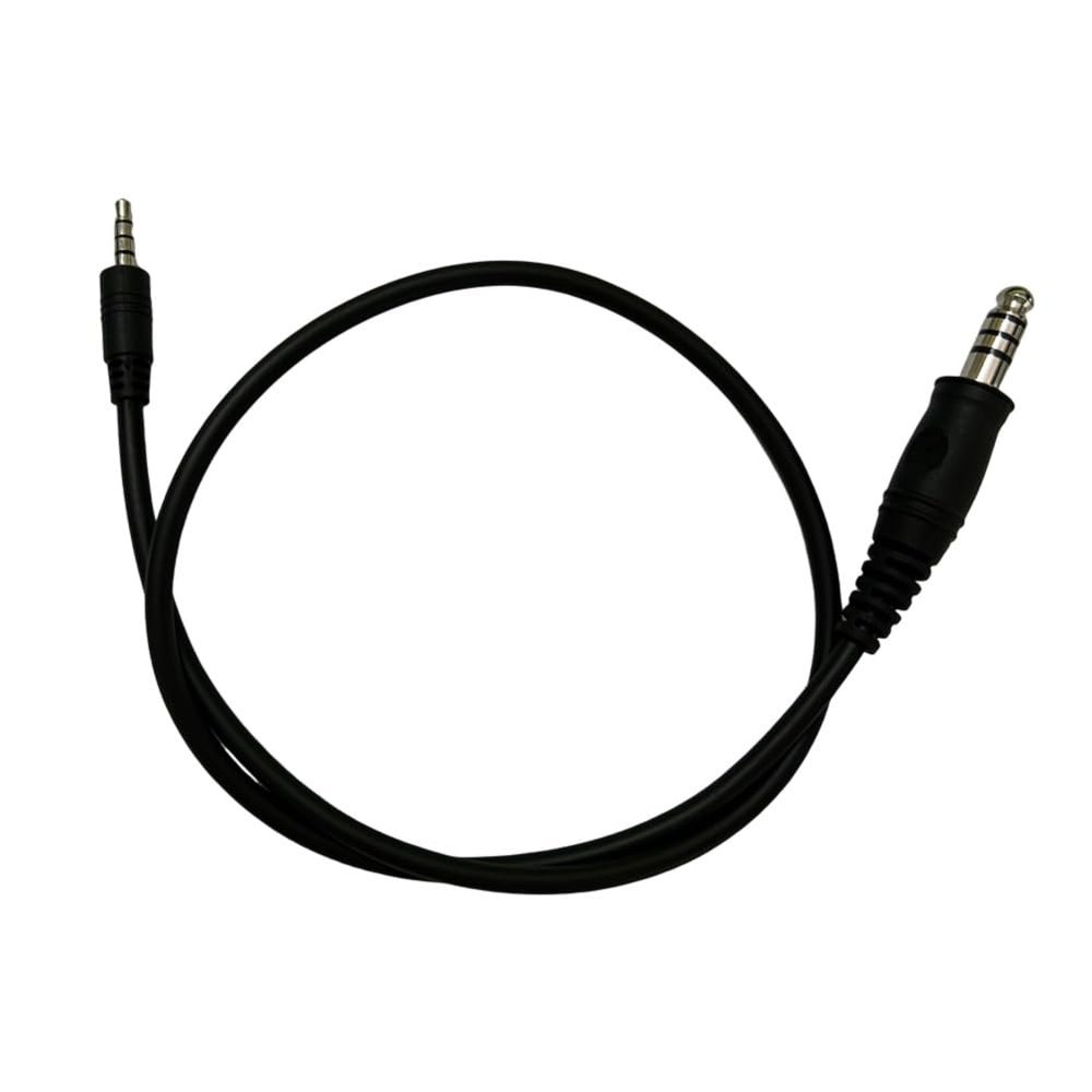 YASHALY 3.5mm and 7.1mm U174 Conversion Cable for U94 PCI PTT Adapter, Tactical Headset Accessory