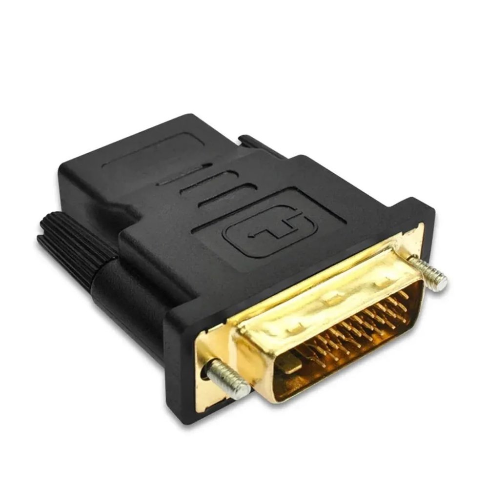 ACGTUY DVI to HDMI Adapter DVI 24+1 to HDMI-Compatible Plated p/Lug DVI Male to HDMI-Compatible Video Converter Compatible with The PC HDTV Projector