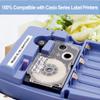 GREENCYCLE 30PK Compatible for XR-12X XR-12X2S AR-12X 12mm 1/2" Black on Clear Label Maker Tape for KL-820 KL-P1000 KL-1500 KL-2000 KL-7000 KL-7200 Label Printer view 2