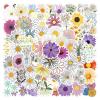 110PCS Cute Daisy Stickers Beautiful Flower Sticker for Water Bottles Laptop Luggage Journaling, Eikecy Plants Stickers Waterproof Vinyl Decals for Kids Teens Adults view 1