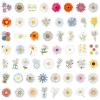 110PCS Cute Daisy Stickers Beautiful Flower Sticker for Water Bottles Laptop Luggage Journaling, Eikecy Plants Stickers Waterproof Vinyl Decals for Kids Teens Adults view 3
