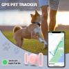 GPS Tracker for Dogs, Mini GPS Cat Tracker, IPX8 Waterproof GPS Tracker for Cats with Holder, No Monthly Fee, Work with Apple Find My(iOS Only), Smart Trackers for Dogs Finder Trackers Pets(Pink) view 2