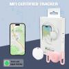 GPS Tracker for Dogs, Mini GPS Cat Tracker, IPX8 Waterproof GPS Tracker for Cats with Holder, No Monthly Fee, Work with Apple Find My(iOS Only), Smart Trackers for Dogs Finder Trackers Pets(Pink) view 4