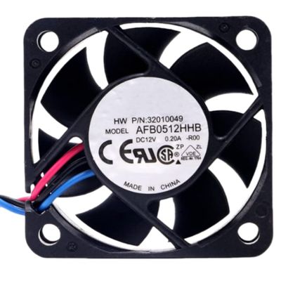 AFB0512HHB Fan 5CM for 12V 0.20A 5015 50X50X15MM 3-Wire Cooling Fan