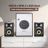 Sanyun SW205 80W Powered Bookshelf Speakers with 3D Soundstage | Precision DSP Spatial Audio & Geometric Cabinet | 4" Glass Fiber Woofer, Optical/Bluetooth 5.4/AUX, Wireless Remote (Pair, Black) view 3