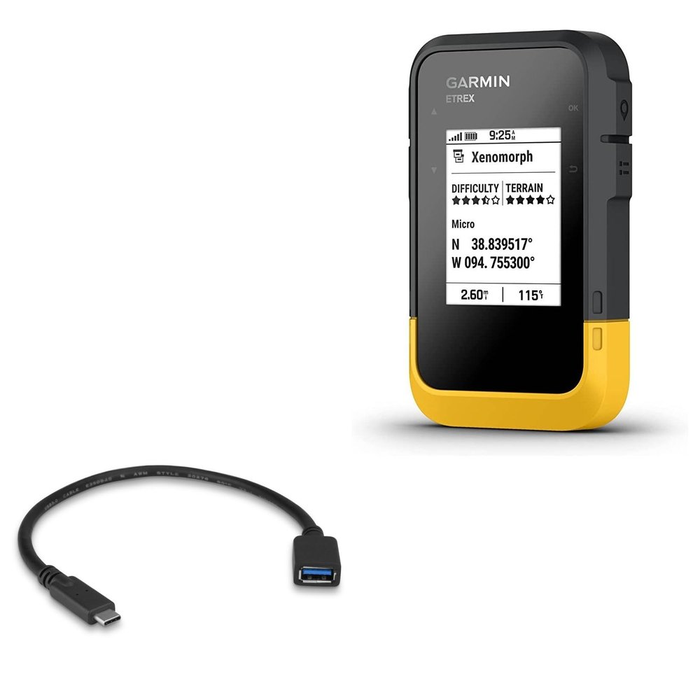 BoxWave Cable Compatible with Garmin eTrex SE - USB Expansion Adapter, Add USB Connected Hardware to Your Phone