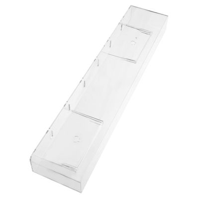 Cabilock Acrylic Cd Storage Rack Transparent Wall-mounted Holder for Single Cd Display Elegant Design for Home Decor Portable and Lightweight Album Organizer for Bedroom Use