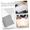 ABOOFAN 10pcs Record Outer Sleeves Self-Adhesive Album Clear Protective for Records Prevent Scratches Tears for Collectors Storage view 3