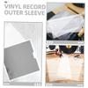 GRIRIW 10pcs Vinyl Record Sleeves Outer Adhesive Protection Covers for Storing Preserving Your Vinyl Collection Prevents Dust Stains and Scratches view 2