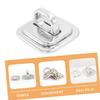 BELLIFFY 1set Keyed Cable Lock Anchor Plate Laptop Security Lock Buckle Desk Mount Security Plate Theft Base Sturdy Versatile Design for Multiple Laptops view 4
