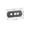 KONTONTY 4pcs Blank Audio Cassette Tapes for Recording DIY Retro Voice Messages Music Includes Case for Easy Organization view 2