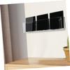 ABOOFAN 2pcs Vinyl Record Organizer Wall Mount Cd Display Stand Acrylic Album Holder view 4
