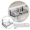 CHILDWEET Under Desk Cable Management Tray Easy Install Wire Organizer for Home Office Compact Storage Rack for Cables Power Strips and Chargers Black Large view 4