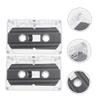 FELTECHELECTR 4pcs Blank Cassette Tapes for Recording Empty Audio Tapes Transparent Cases for Music and Speech Recording DIY Projects and Retro Gifts view 2