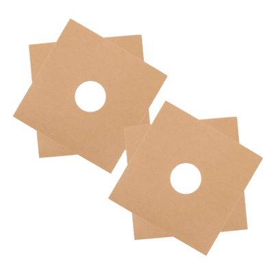 Levemolo 12 Inch Vinyl Record Outer Jackets 4pcs Kraft Paper Sleeves Sturdy Brown Paper Easy Storage and Transport for Collections