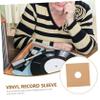 Levemolo 12 Inch Vinyl Record Outer Jackets 4pcs Kraft Paper Sleeves Sturdy Brown Paper Easy Storage and Transport for Collections view 4