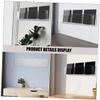 Cabilock 2pcs Vinyl Record Display Mount Cd Stand Record Holder Shelf Acrylic Cd Storage Rack view 4