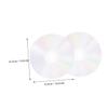 BIUDECO Create Unique Wall Art 20pcs Blank Discs for Crafts Wall Decor Enhance Your Room's Beauty and Style view 4