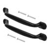 OSOLADY 2pcs Sleek Black Door Handles Spacing Cabinet Hardware Pulls for Kitchen Bathroom view 1
