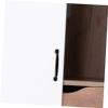 OSOLADY 2pcs Sleek Black Door Handles Spacing Cabinet Hardware Pulls for Kitchen Bathroom view 2