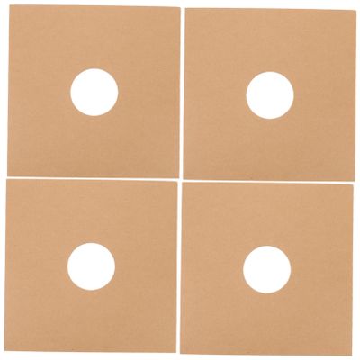 Garneck 4pcs Vinyl Record Sleeves Breathable Storage Bags Ventilation Right-Angle Design for Safe Vinyl Record Organization and Preservation