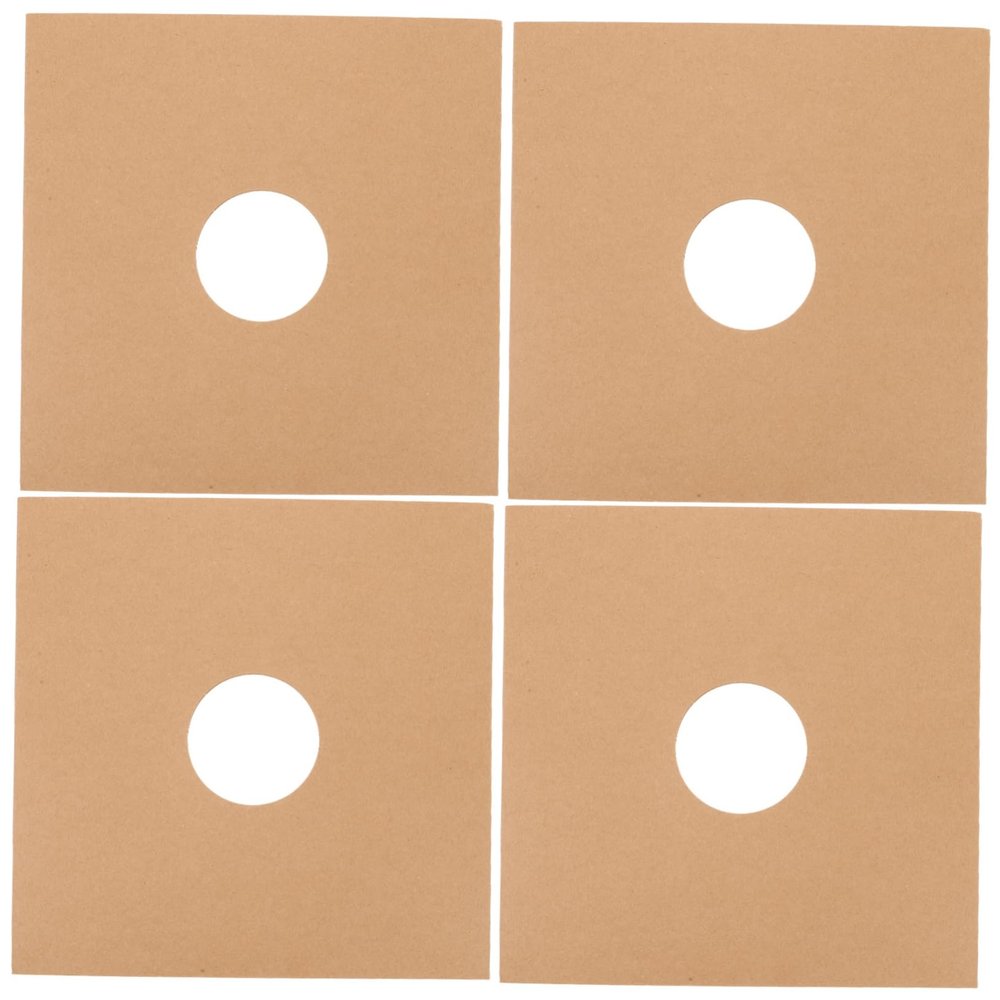 Garneck 4pcs Vinyl Record Sleeves Breathable Storage Bags Ventilation Right-Angle Design for Safe Vinyl Record Organization and Preservation
