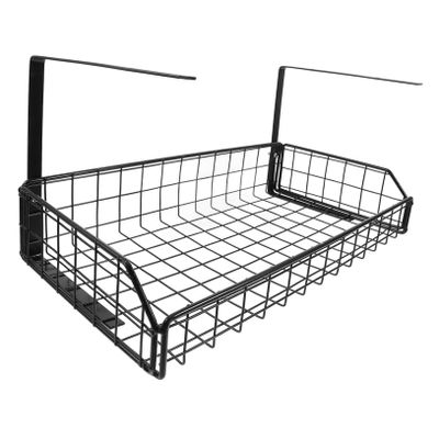 FONDOTIN under Desk Cable Organizer Tray No-drill Wire Management Rack for Efficient Cable Storage Compact Design Easy Installation Office and Home Use