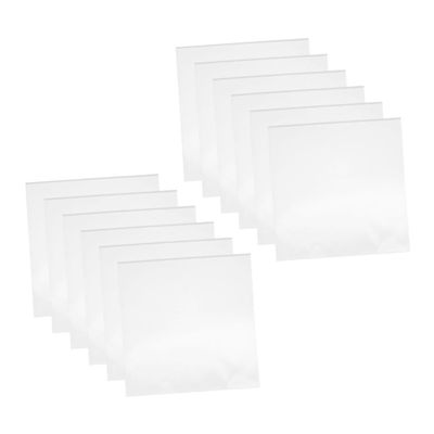 KICHOUSE Vinyl Record Protector Bag 50pcs Outer Sleeves for Records Decor Accessories