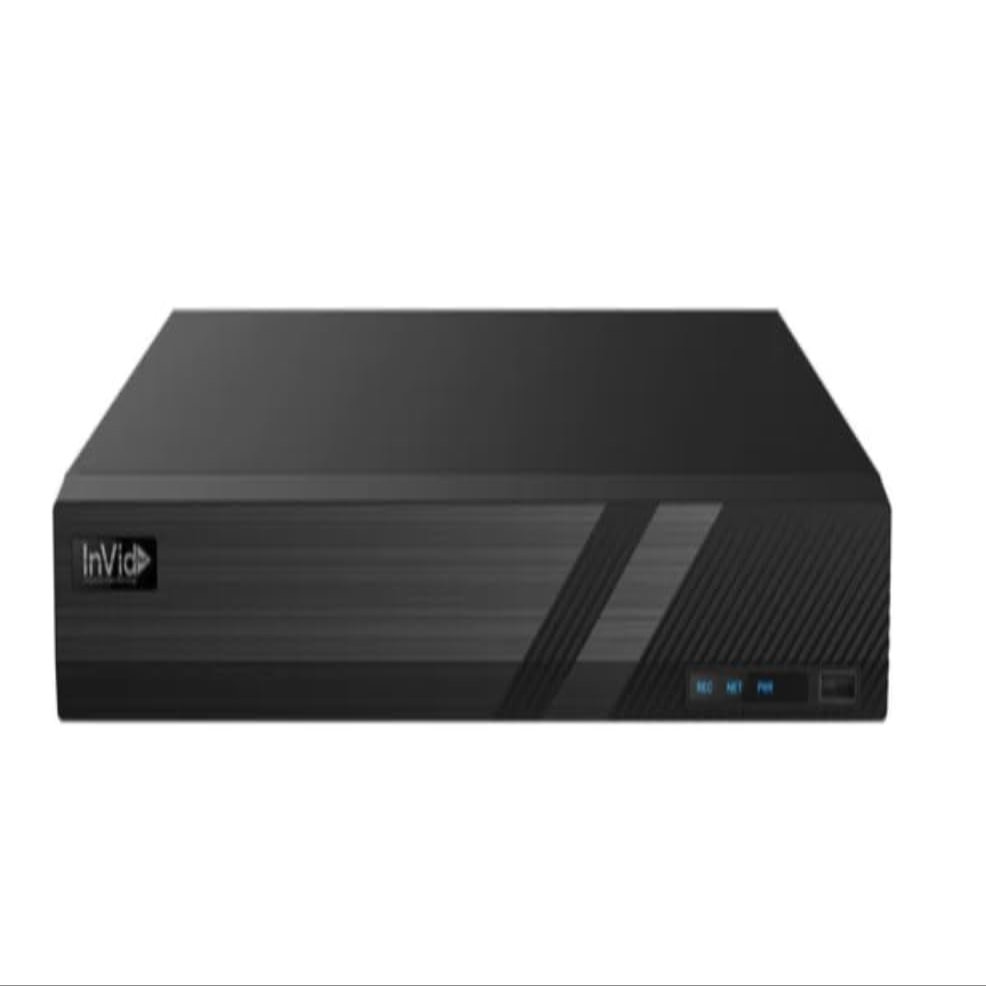 4 Channel NVR, 40 Mbps, 1 HDD Bay, 4K, Smart Analytics, P2P, H.265+ (PN1B-4X4NH)
