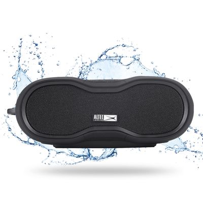 Altec Lansing - BoomJacket Wireless Bluetooth Speaker, Magnetic Waterproof Speaker, IPX7 Outdoor Speaker with 24H Playtime, Portable Speaker with Carabiner, Mountable, Quick Charge