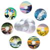 HOOTNEE 20pcs Transparent Cd Discs for Home Decoration Creative Wall Art and Crafting for Parties and Writing Clear Decorative Discs for Teens Projects view 2