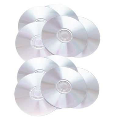VINTORKY 20pcs Clear Cd Discs for Crafts Transparent Wall Decoration for Painting Writing for Parties Creativity Aesthetic Skills Teens