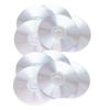 VINTORKY 20pcs Clear Cd Discs for Crafts Transparent Wall Decoration for Painting Writing for Parties Creativity Aesthetic Skills Teens view 1