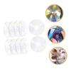 VINTORKY 20pcs Clear Cd Discs for Crafts Transparent Wall Decoration for Painting Writing for Parties Creativity Aesthetic Skills Teens view 3