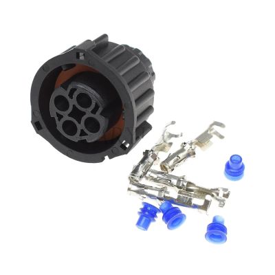 1 Set 4 Pin Way Round HOWO A7 Odometer Speed p/Lug Car Sealed Connector Male Female Socket 1-967402-1 1-967325-1(Female Set)