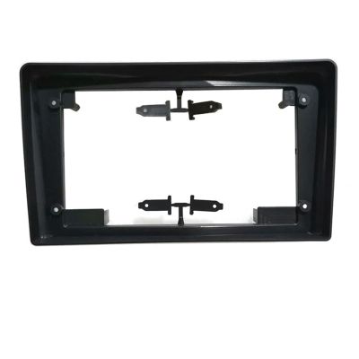 AYYDXRK 9 Inch Car Fascia Frame Fascia Adapter Canbus Box Compatible with Opel Zafira B Astra H Antara Corsa D Android Radio Dash Fitting Panel Kit Install Mount Kit(Black)