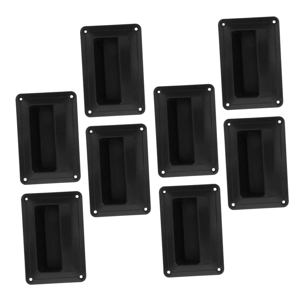 Abaodam 8pcs Speaker Handles Plastic Side Handle Replacement for Subwoofer Outdoor Speaker