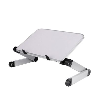 ARTIBETTER Folding Stand Aluminum Desk Adjustable Riser Ventilated Tablet Holder Black
