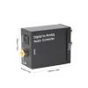 ARTIBETTER Digital to Analog Audio Converter Optical Spdif Coaxial to L/R Adapter with Optical Cable for Tv DVD Home Theater Systems Compact 2.55X1.65X1.06In view 2