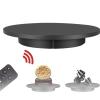 360 Degree Electric Rotating Photography Turntable, Rotating Display Stand Automatic Remote Control Angle, Speed and Direction for Product Shooting,Black-60cm view 1