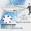 360 Degree Electric Rotating Photography Turntable, Rotating Display Stand Automatic Remote Control Angle, Speed and Direction for Product Shooting,Black-60cm view 3